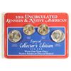 Image 1 : 2016 KENNEDY AND NATIVE AMERICAN UNC 4 COIN