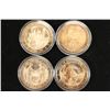 Image 1 : 4 ASSORTED 1 3/4" SOLID BRONZE PROOF MEDALS