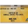 Image 3 : 1970-S SMALL DATE LINCOLN CENT ANACS MS65 RED