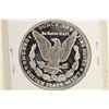 Image 2 : 1 TROY OZ .999 FINE SILVER PROOF ROUND MORGAN