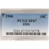 Image 3 : 1966 SMS ROOSEVELT DIME PCGS SP67