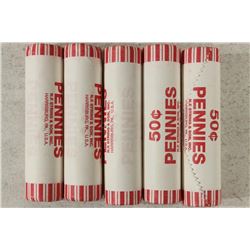 5-50 CENT ROLLS OF 2009-P PROFESSIONAL LIFE