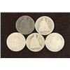 Image 1 : 1882,86,88 & 2-89 SEATED LIBERTY DIMES