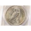 Image 2 : 1922 PEACE SILVER DOLLAR PCGS MS62
