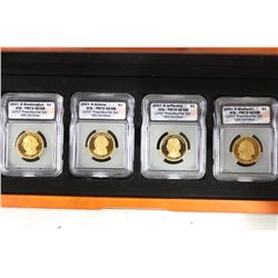 2007 PRESIDENTIAL DOLLAR SET ALL FOUR IN ICG PR70
