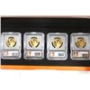 Image 2 : 2007 PRESIDENTIAL DOLLAR SET ALL FOUR IN ICG PR70