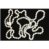 Image 1 : FRESH WATER PEARL NECKLACE, 66" 8-9MM PEARLS