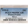 Image 3 : 1999-S SILVER PENNSYLVANIA QUARTER PCGS PR69 DCAM