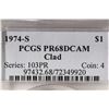 Image 3 : 1974-S IKE DOLLAR PCGS PR68 DCAM