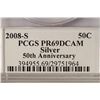 Image 3 : 2008-S SILVER KENNEDY HALF DOLLAR PCGS PR69 DCAM