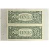 Image 2 : 2-2003-A $1 FRN'S LOW CONSECUTIVE SERIAL 'S UNC
