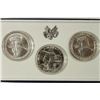 Image 2 : 1983-P/D/S US OLYMPIC 3 COIN UNC SILVER DOLLAR SET