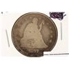 Image 1 : 1877-CC SEATED LIBERTY QUARTER