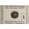 Image 3 : 306-450 A.D. VICTORY ADVANCING LEFT IN HONOR OF