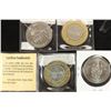 Image 2 : 5 ASSORTED CANADA TRADE DOLLARS BU