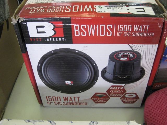 10 inch 1500 watt subwoofer