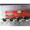 Image 2 : New TASK 1 " High Speed 18" Ship Auger Bit / 1/2" Hex Shank