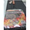 Image 1 : New BBQ / Camping Hamburger Basket / Holds 4 Burgers / locks securely
