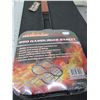 Image 1 : New BBQ / Camping Hamburger Basket / Holds 4 Burgers / locks securely