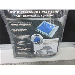 New 6 x 8ft Poly TARP / perfect for small loads/ firewood and more