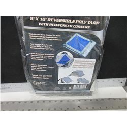 New 8 x 10ft Poly TARP / perfect for small loads / firewood and more