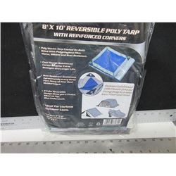 New 8 x 10ft Poly TARP / perfect for small loads / firewood and more