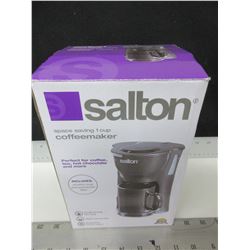 New Salton 1 cup Coffee Maker / includes mug and permanent filter