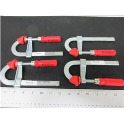 New Set of 4 BESSY 2" x 4" Clamps /  BES LM2.004