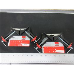 New set of 2 BESSY 3 inch Corner Clamps / BES WS-1