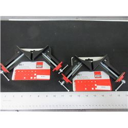 New set of 2 BESSY 3 inch Corner Clamps / BES WS-2