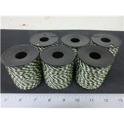 6 New Rolls Mason Line 330 feet per roll / abrasion/chemical and rot resistant