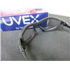 Image 2 : 2 New UVEX by Honeywell Safety Glasses /model S0604X Seismic black frame