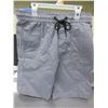 Image 1 : New casual Jogger Shorts size 32 waist with drawstring / grey