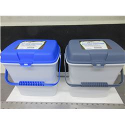 2 New 2 Gallon Pet Food Containers / keeps food fresh / seals out pests