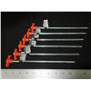Image 1 : 6 New TENT Stakes / Super Heavy Duty 1/4" thick x 10" must have for hard