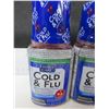 Image 2 : 6 New COLD & FLU 4floz night time multi symptom relief / Cherry Flavor