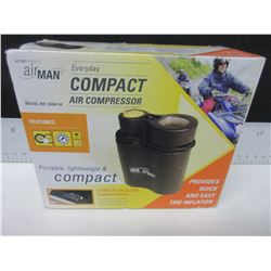 New Compact Air Compressor / portable lightweight / quick easy tire inflation