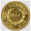 Image 2 : 1854 CALIFORNIA GOLD ROUND HALF DOLLAR