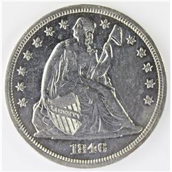 1846 SEATED DOLLAR