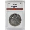 Image 3 : 1846 SEATED DOLLAR