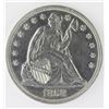 Image 1 : RARE! 1858 SEATED DOLLAR