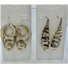 Image 1 : LOT OF TWO PAIRS STERLING SILVER EARRINGS