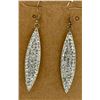 Image 2 : LOT OF TWO PAIRS STERLING SILVER PIERECED EARRINGS