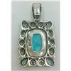 Image 2 : RELIOS STERERLING SILVER AND TURQUOISE PENDANT