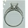 Image 1 : 14K WHITE GOLD RING WITH CZ