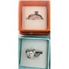 Image 2 : LOT OF TWELVE VINTAGE STERLING SILVER RINGS