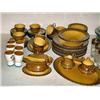 Image 1 : METLOX VERNON WARE BROWN & TAN CHINA SET