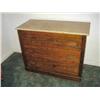 Image 1 : 3 DRAWER ANTIQUE CHEST W/MARBLE TOP