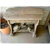 Image 1 : DECORATIVE TABLE MADE FROM OLD WOOD
