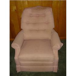 PINK ROCKER RECLINER - STAINED